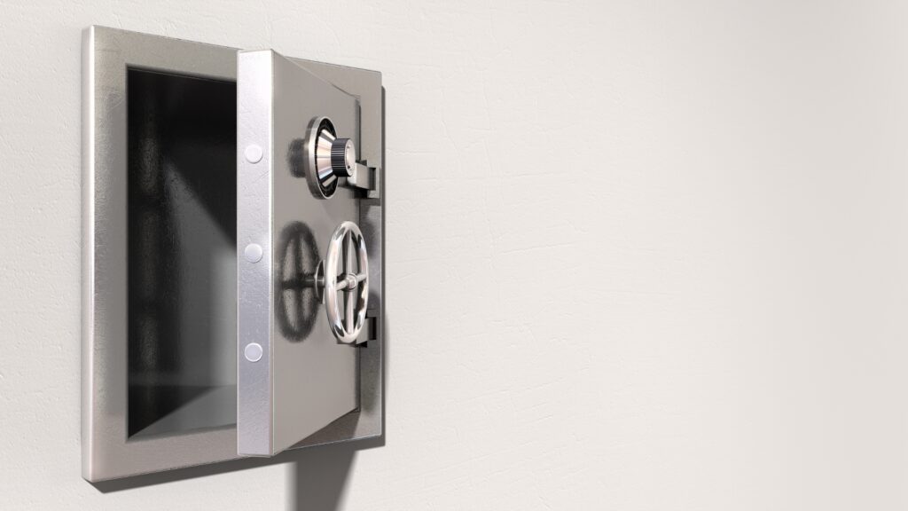 A combination-type wall safe