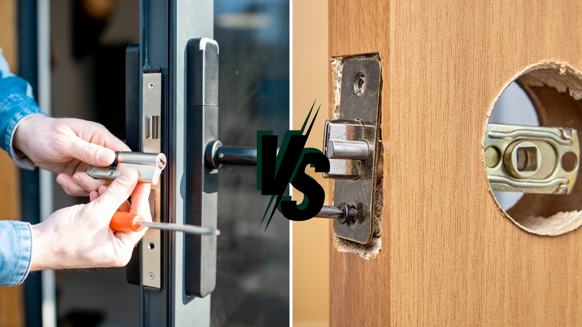 While replacing the locks is a possibility, rekeying is usually a better, cheaper, and just as secure alternative. 