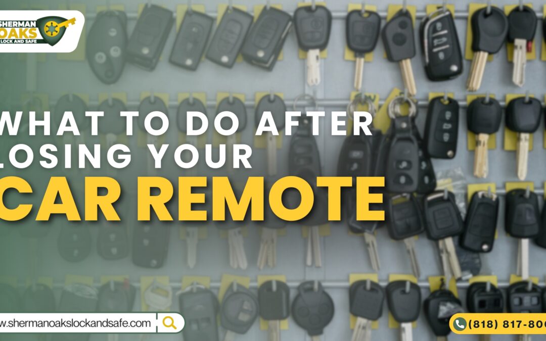 What to Do After Losing Your Car Remote