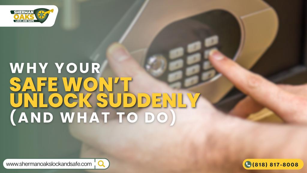 Why Your Safe Won’t Unlock Suddenly (And What To Do)